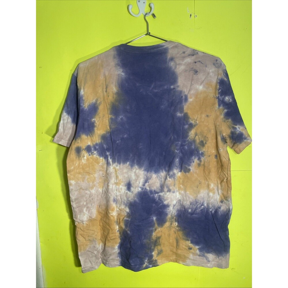Lucky Brand Mens Fender Tie Dye Short Sleeve Graphic Multicolor T Shirt Size L - Picture 3 of 3